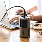 【omars】AC攜帶式交直流行動電源- 銀黑色