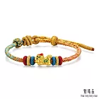 網路獨家款【點睛品】繽紛小貔貅 黃金手繩