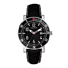 NAUTICA 經典武士時尚腕錶-黑