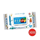 舒主金 純水濕巾(掀蓋) 120抽/包 濕紙巾 ★8包 白色