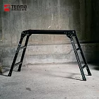 【日本天馬】輕量鋁合金折疊工作平台/洗車梯(三層)- 時尚黑