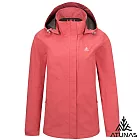【ATUNAS 歐都納】女款GORE-TEX PACLITE防水透氣+保暖羽絨兩件式外套/大尺碼A2GT2519W- S 莓果紅