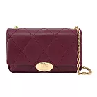 BURBERRY Strand 鏈帶斜背包- 酒紅