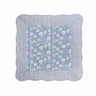 【收納職人】韓式花漾四季通用防滑多功能全棉沙發墊/沙發巾/蓋布/地墊/單人座墊/床邊毯70*70cm_2款一組 絮語飄香雅蘭