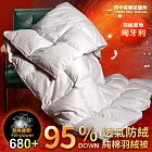 《田中保暖》頂級95%匈牙利羽絨被 雙人6x7尺 高蓬鬆度 立體隔間 純棉防絨布 台灣製 95%羽絨被-雙人6x7尺
