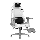 DXRACER 利刃豪華款 電競賽車椅(6D扶手/皮面白色)