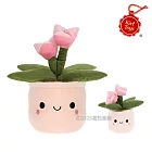 英國 Keel Toys 12cm 粉紅蝴蝶蘭盆栽 Plant Bobballs Pink Orchid