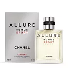 CHANEL 香奈兒 ALLURE 男性運動清新古龍水(100ml)-香水航空版