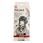 日本 SAKURA PIGMA筆格邁 代針筆套6入組-漫畫 / 組 XSDK-MG6A