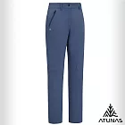 【ATUNAS 歐都納】女款CORDURA耐磨透氣彈性長褲/防潑水涼感登山褲/大尺碼A1PAGZ05W- S 冷冽藍