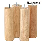 【MUJI 無印良品】木製腳/20cm  /原色(M8)4入