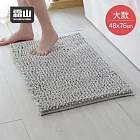 【日本霜山】雪尼爾加厚防滑吸水地墊/浴室腳踏墊-48x76cm