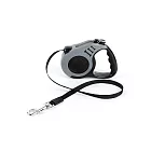 【野一夏】寵物自動伸縮牽引繩－5M  遛狗繩 伸縮牽引繩 寵物牽繩 拉繩牽引繩 散步牽繩 外出牽繩 -灰色