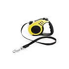 【野一夏】寵物自動伸縮牽引繩－5M  遛狗繩 伸縮牽引繩 寵物牽繩 拉繩牽引繩 散步牽繩 外出牽繩 -黃色