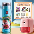 Deli 得力可擦彩色鉛筆【女孩套裝】繪畫8件套（彩色鉛筆 畫畫專用 美術生素描） 36色