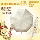 【迪士尼授權】小熊維尼 大傘面 8K 防爆衝安全自動折傘 黃色