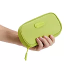 《TRAVELON》雙層3C配件收納包 - 萊姆綠
