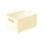 BESTHOT 居家伸縮收納盒 奶油黃中號