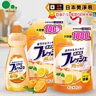 【組合】日本美淨易柑橘洗碗精 600ML+補充裝1000ml 2包入 -