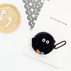 Romane Brunch brother 早午餐兄弟 airpods/airpods pro 收納包 黑毛球