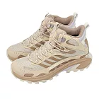 Merrell 登山鞋 Moab Speed 2 Mid GTX 女鞋 米 粉 防水 戶外 機能 郊山 ML038822