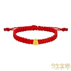 今生金飾 富貴金馬手繩 黃金串珠手繩 大人手圍約16-18公分