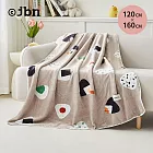 【jbn】北歐插畫風牛奶絨蓋毯/保暖空調毯/萬用四季毯- 多謝款待