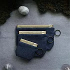 濁河良品 | 紳士口金零錢包 雙色小款 - 丹寧藍