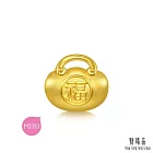 【點睛品】Charme Mini 福字平安鎖 黃金串珠