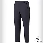 【ATUNAS 歐都納】男款竹炭彈性長褲/吸濕排汗/抗臭透氣/大尺碼/小尺碼A1PA2544M- S 黑