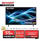 SHARP 夏普 55型4T-C55HJ6000X AQUOS LED 4K Google TV聯網顯示器