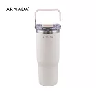 【ARMADA】伍厚杯 不鏽鋼雙飲 ( 提把 / 直飲吸飲設計 ) 雲朵奶霜