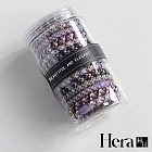 【HERA 赫拉】罐裝編織高彈性髮圈15條入 H114121805 優雅紫藤