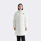 The North Face W ESSENTIAL LONG DOWN - AP 女羽絨外套-NF0A8ED8QLI L 白色