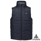 【ATUNAS 歐都納】男款石墨烯纖維輕量保暖背心/大尺碼/無厚重感/背心式外套A1VE2508M- M 黑