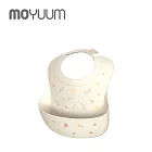 MOYUUM 韓國 白金矽膠 寬口立體圍兜 -  甜蜜莓果