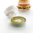 《LEKUE》夾心漢堡壓肉器(綠10cm) | 漢堡肉壓模 夾心漢堡 漢堡模具