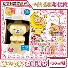 日本NS FAFA熊寶貝-繪本系列Dreamy小熊造型植萃香氛柔軟精450ml/瓶(花香消臭柔衣精,室內晾曬護衣精,毛巾織品洗滌柔順劑,貼身衣物手洗精)