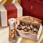 【十翼饌】吉祥迎春香菇干貝雙層禮盒x1盒 (附提袋/過年/春節/伴手禮)
