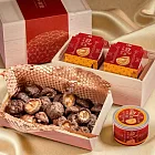 【十翼饌】年年有餘鮑魚香菇雙層禮盒x1盒 (附提袋/過年/春節/伴手禮)