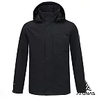 【ATUNAS 歐都納】男款都會GORE-TEX 2L 防水透氣+羽絨保暖兩件式外套A1GT2511M- M 黑