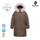 BLACKYAK 女 HIMA WSP長版羽絨外套 M 深灰褐
