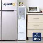 【Yeya也雅】25面寬四層隙縫收納櫃(1門+3抽屜)-DIY