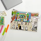 Sunny Bag x 貓小姐Ms.Cat-萬用收納袋(M)-阿貓師布袋戲