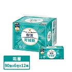 【舒潔】好絨軟抽取式衛生紙 90抽X6包X12串