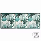 【收納職人】美式輕奢月映繁花四季通用沙發墊/沙發巾/三人坐墊/地墊/床邊毯/蓋布70*180cm_9款任選 雲聽海棠