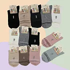 比得兔無痕精梳棉刺繡女襪-SK2028/無縫精梳棉刺繡休閒女襪-SK2029-12雙