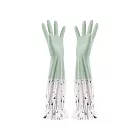 BESTHOT 加長型萬用清潔手套(兩入) M  加絨綠