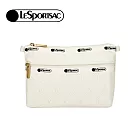 Lesportsac 2025冬季新品 CosmeticClutch 雙層拉鍊化妝包(7105) HE64心型壓紋