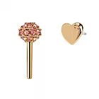 COACH 造型耳環組-心型與棒棒糖